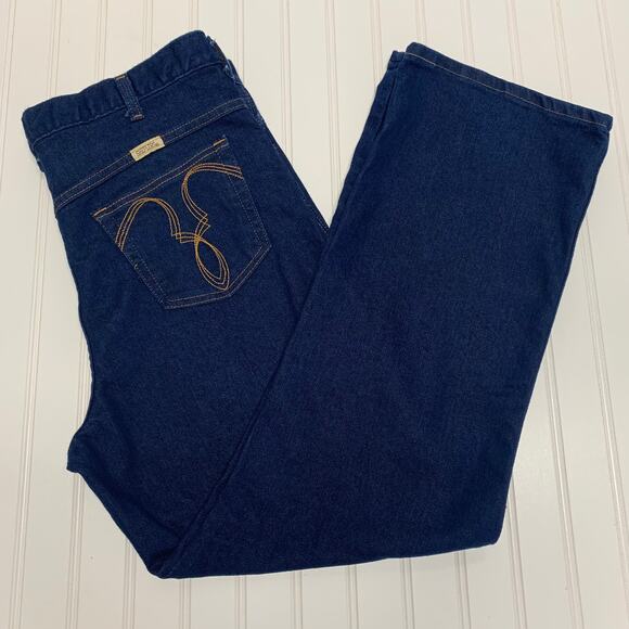 Sheplers Dark Wash Vintage Jeans Sz 38 - Picture 1 of 6